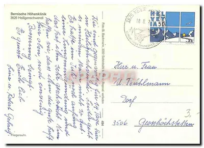 Bernische Höhenklinik — Heiligen Schwendi — Foto B. Baerhmann — Rewers