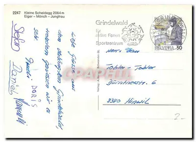 Berner Oberland — Szwajcaria — Grindelwald — Eiger-Mönch-Jungfrau — Rewers