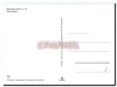 Diavolezza — stacja narciarska i teleferyk — Diavolezza 2978 m n.p.m. (Oberengadin) — Samedan AG — Rewers