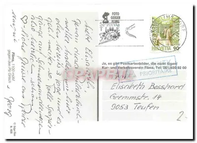 Flims — widok zimowy — FOTO GEIGER — Rewers