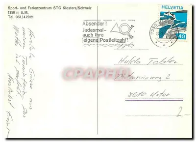 Sport- und Ferienzentrum STG — Klosters — wydawca STG — Rewers