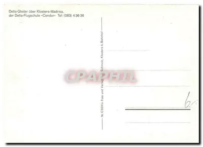Klosters-Madrisa — Skoczek paralotniowy — Szkoła lotnicza Delta «Condor» — Rewers