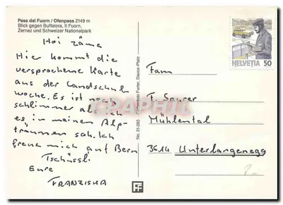 Pass dal Juorn — Ofenpass — Fätherfoto Futter — Rewers