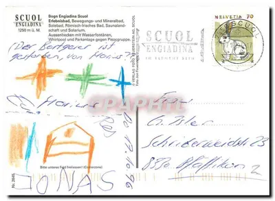 Engadine Bad Scuol — Spa i basen zewnętrzny — Verlag Foto Heulerstein AG — Rewers
