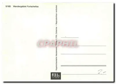 Furtschellas — Dolina Silvaplauna — wydawca Hausamann, nr 5/160 — Rewers
