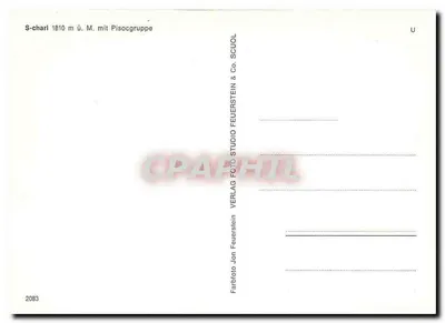 S-charl 1810 m ü. M. mit Pisocgruppe — 2083 — Studio Feuerstein & Co. — Rewers