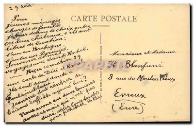 Blain — O Castelo — Edição J. L. Digin — Verso