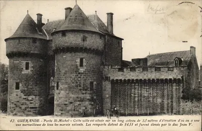Guérande - Porta São Miguel — vista sobre os marais salgados — Imp. Artaud et Nozais, Nantes, n°42