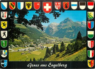 Engelberg — vista panorâmica — editor Rud. Suter A&G, n°18935
