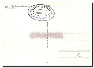 Corvatsch — widok z stacji teleferyku — Corvatsch — Rewers