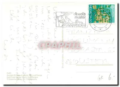 Quarto animal — ilustração para 'Zottel und Zwergs' — editor Cirelli Füssli, n° Ce 61 — Verso