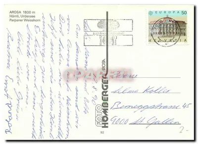 Arosa — Hörnli, Urdensee, Parpaner Weißhorn — Homberger Foto — Rewers