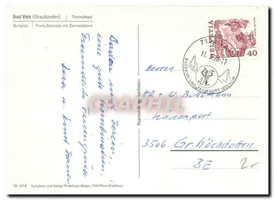 Bad Vals — widok panoramiczny — Photohaus Geiger, n°4/14 — Rewers