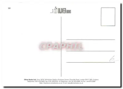 Titanic — Cartaz promocional — Oliver Books, n°181 — Verso