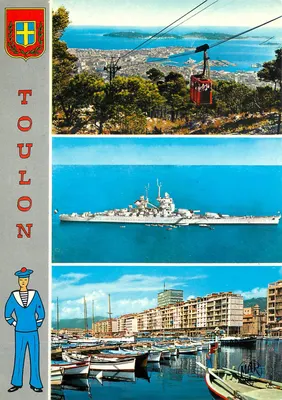 Toulon — Vista geral da Baía e do porto — Éditions AMAB