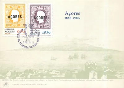 Açores — 1868-1980 — Correios e Telecomunicações de Portugal