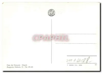 Cristoforo Colombo — włoski statek pasażerski — wydawca P. Marzari S.R.L. SCHID, n°97 — Rewers