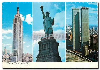 Nova York — Empire State Building, Estátua da Liberdade, Torres Gêmeas — Nester's Map & Guide Corp.