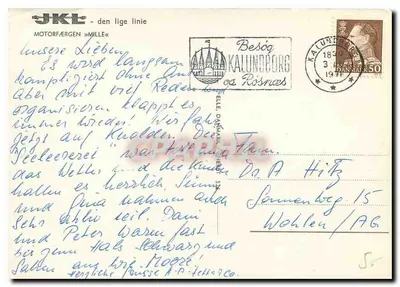 मिले जहाज — लाइन जीकेएल — कैलुंडबोर्ग, डेनमार्क — पीछे