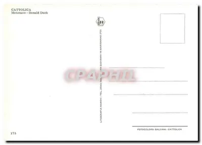 Cattolica — Motonawigacja Donald Duck — wydawca Galvani Cattolica, n° 175 — Rewers