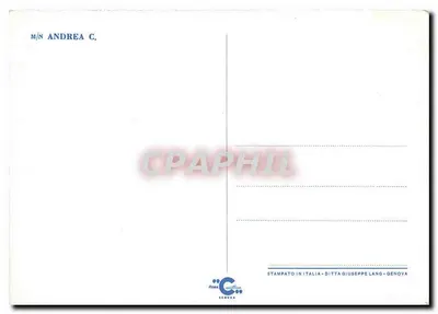 Carnatic — Costa Azul — editor Giuseppe Lang, Gênova — Verso