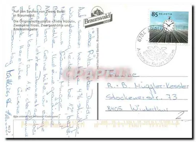 Zwerg Baartli — Braunwald — editor Braunwald / C114 — Verso
