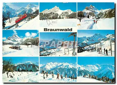 Braunwald — estação de esqui na Suíça — editor Fred Barbier, número de série C1