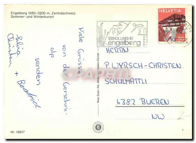Engelberg – Gerschnialp – Trübsee – Titlis — Rud. Suler A.G. — Rewers