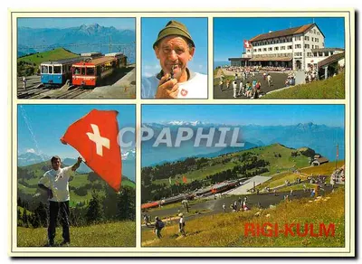 Rigi-Kulm — vista panorâmica e atividades — Fotos und Verlag Heidi Duss-Bürgi, Vitznau, n° Z 30