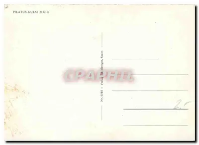 Pilatus — szczyt i budynki — Verlag Enneberg, Stans n° 6518 — Rewers