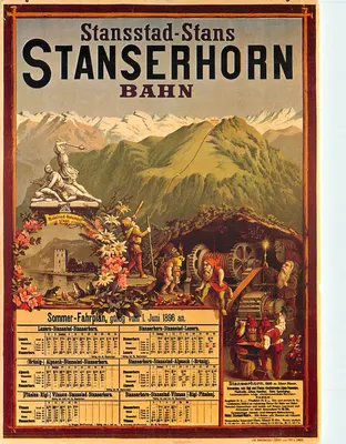 Stanserhorn — Stansstad-Stans — Stanserhorn Bahn — 1896