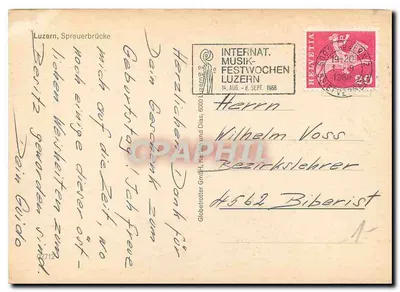 Lucerna, Spreuerbrücke — most zamknięty z freskami — Globetrotter GmbH, 6000 Lucerna — Rewers
