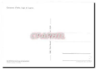 Campione d'Italia — Jezioro Lugano — Wydawca Bruno Brunel, n° 5046 — Rewers