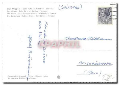 Ogród wyspy Belle — Terrasa — Fotoedizioni Capucci — Rewers