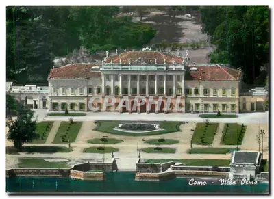 Como - Villa Olmo — vista aérea — Bromo Foto Milano