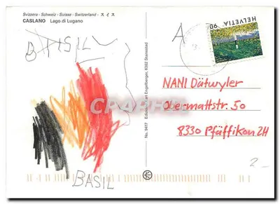 Caslano — Jezioro Lugano — n° 9417 — Rewers