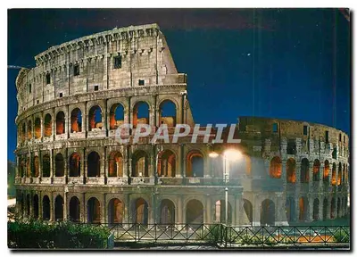 Coliseu de Roma — vista noturna — editor Garami, série ROM 52