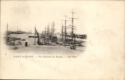Saint-Nazaire — Vista Geral dos Bassins — ND Phot