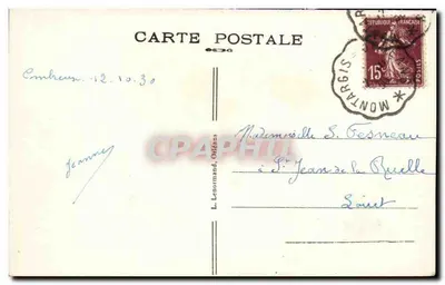 Combroux (Loiret) — O Castelo. — Verso