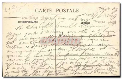 Pithiviers (Loiret) — Castelo de l'Ardaise — Lib. Louis Joly, Pithiviers — Verso