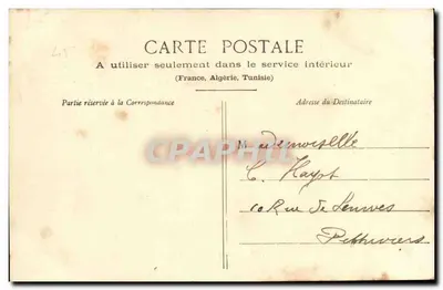 Widok miasta Pithiviers w 1838 — Librairie Louis Joly, Pithiviers — Rewers