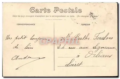 Agen — Vista Panorâmica sobre a Garonne — Phototype Parret Agen — Verso