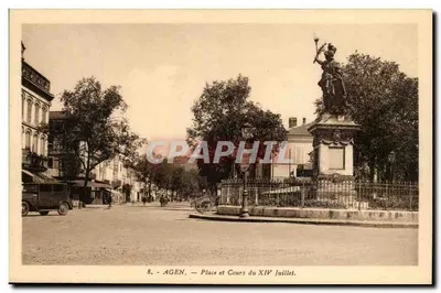 Agen - Praça e Avenida do XIV de Julho — Edição Avenue Agen