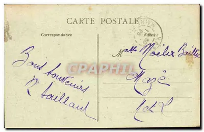 Angers — Plac Lorraine — L.V., fot. — nr 143 — Rewers