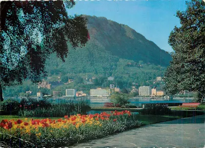 Lugano — Quai e S. Salvatore — Edição Stansstad No. 6333