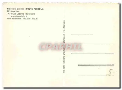 Widok Magadino — Jezioro Lugano — Wydawnictwo Engelbertz, nr 7006 — Rewers