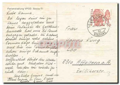 Ferien-Siedlung VPOD/TI — Sessa — wydawca Edizione J. Wypsch, Agno — Rewers