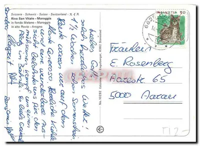 Jezioro Lugano — Widok panoramiczny — Wydawnictwo K, nr 10292 — Rewers