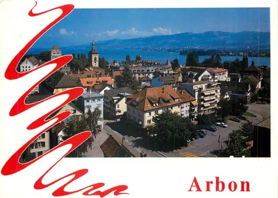 Arbon — vista panorâmica sobre o lago de Constança — Photoglob Zürich/Vevey n°15331