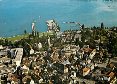 Arbon / TG ao Lago de Constança — vista aérea — foto Gross, St Gallen